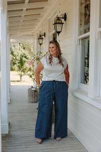Xxs 14: Chilli Pants - Denim Stripe