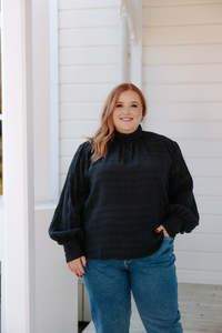 Xxs 14: Sheer Top - Black Texture