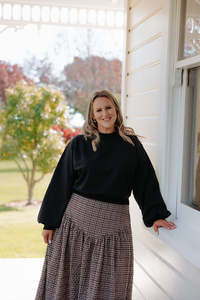 Macie Crop - Black