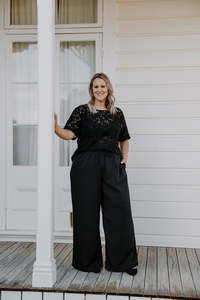 Muse Tee - Black Lace