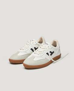 Footwear: FLAMINGOS LIFE BURELA SLIM SNEAKER PANNA BLACK