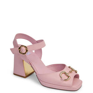 KATHRYN WILSON TRIXIE HEEL BLOSSOM CALF