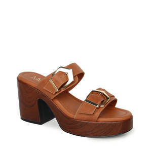 Heels: KATHRYN WISLON IONA MULE TAN