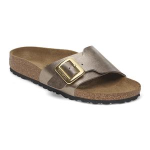 Flats: BIRKENSTOCK CATALINA CUSHION BUCKLE GRACEFUL TAUPE