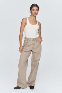 MARLE WIDE LEG JEAN CHAI