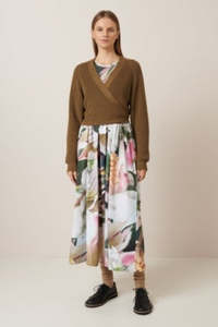 The Sale: KOWTOW COMPOSURE CARDIGAN DARK SPICE