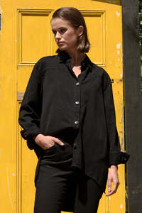 CURATE BY TRELISE COOPER SHIRT AND RESCUE JACKET BLACK