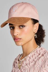 KAREN WALKER RUNAWAY GIRL THING CAP ROSE