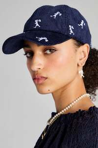 KAREN WALKER RUNAWAY GIRL CAP NAVY