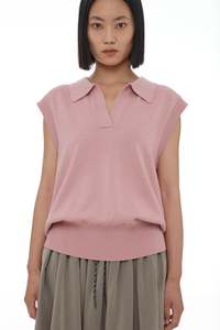 Ricochet: RICOCHET ARNALDI VEST POWDER PINK