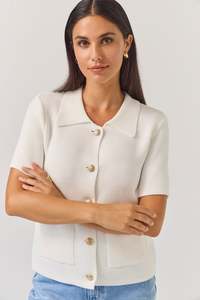 TUESDAY SOLAR CARDI WHITE