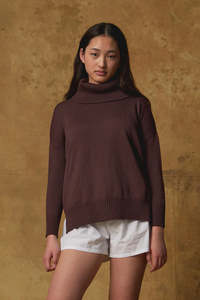Standard Issue: STANDARD ISSUE MERINO FUNNEL NECK JUMPER