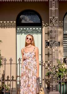 Pol: POL KATIA BEAD DRESS KATIA PRINT