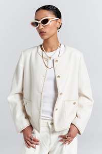 Jackets Coats: KAREN WALKER BOUCLE JACKET