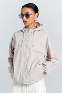 KAREN WALKER RUNAWAY WINDBREAKER PUMICE