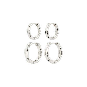 Jewellery 1: PILGRIM SILVER DARBY EARRINGS