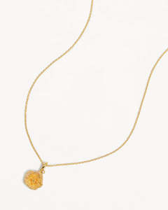 BY CHARLOTTE BIRTH FLOWER NECKLACE - MORNING GLORY SEPTEMBER