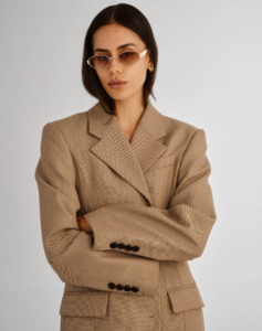 Eyewear: LUV LOU THE BOSTON TAN