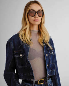 Eyewear: LUV LOU THE BANKS BLACK