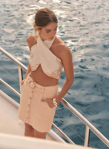 Skirts: ESMAEE CRUISING DENIM SKIRT