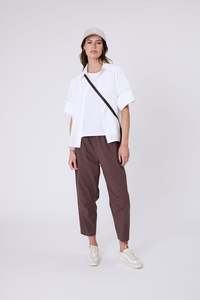 MARLOW SILO BARREL PANT CAROB