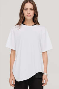 Taylor: TAYLOR CAMBER TEE IVORY