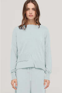 Taylor: TAYLOR FLUCTUATE SWEATER MIST/IVORY