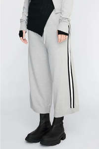 TAYLOR CONTRAST CROPT CONTENTMENT PANT PUMICE/BLACK/IVORY