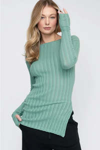Taylor: TAYLOR ROUNDED VENEER TUNIC MINERAL