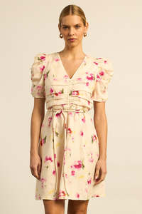 Zoe Kratzmann: ZOE KRATZMANN MIRAGE DRESS WATERCOLOUR BLOOM