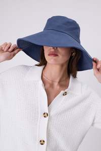 MARLOW COASTAL BRIM HAT DEEP SEA