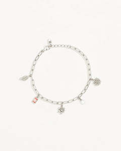 By Charlotte: BY CHARLOTTE SILVER BLOOM WITH GRACE BRACELET