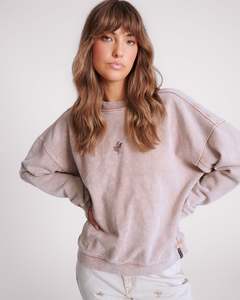 One Teaspoon: ONE TEASPOON BOWER BIRD RETRO SWEATER SAND