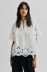 SECOND FEMALE LIMONA BLOUSE WHITE