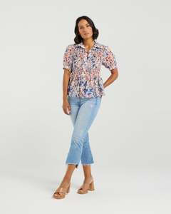 Et Alia: ET ALIA RUBY BLOUSE POPPY PATCH