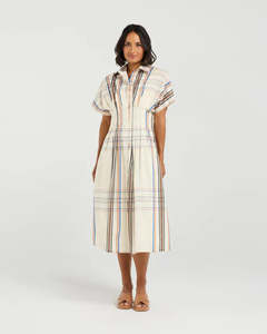 Et Alia: ET ALIA AUDREY DRESS SUNSET PLAID