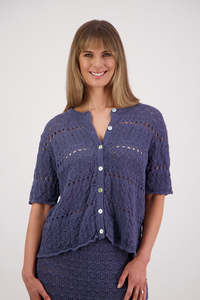 BRIARWOOD POSY TOP DENIM