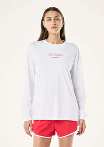 P.E NATION FORMATION LONG SLEEVE TEE OPTIC WHITE