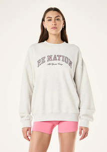 P.E NATION HERITAGE SWEAT GREYMARLE