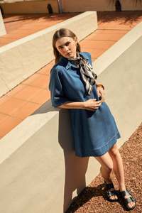 MARLOW VERVE DRESS MID WASH