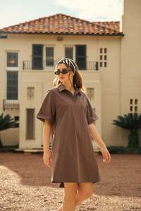 MARLOW VERVE DRESS CAROB