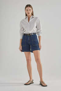 DRICOPER ZAPLIN SHORTS PARIS BLUE