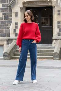 Knewe: KNEWE NOTE SWEATER CHILLI
