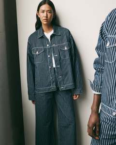 KOWTOW RILEY JACKET CHALK STRIPE