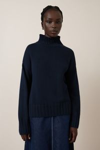 Kowtow: KOWTOW STAPLE SWEATER INDIGO