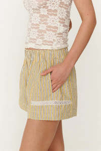 Rowie The Label: ROWIE ROCCO LACE BOXER SHORTS