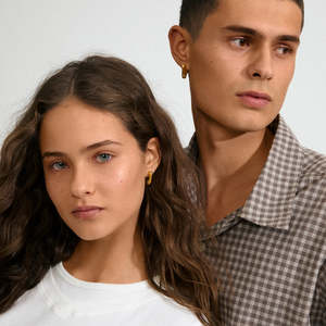 Pilgrim Jewellery: PILGRIM FREE RECYCLED EARRINGS GOLD