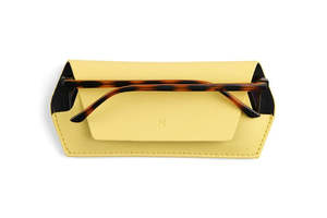 FOX & LEO GLASSES CASE YELLOW