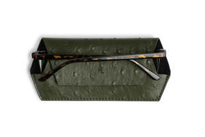 Fox Leo: FOX & LEO GLASSES CASE OLIVE