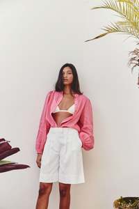 Mos The Label: MOS AURORA BLOUSE RASPBERRY
